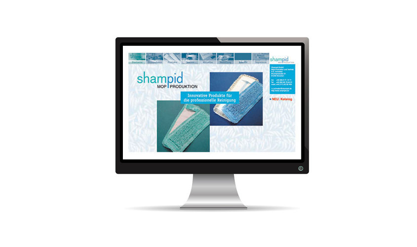 Shampid Mopproduktion Website